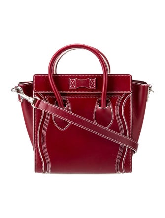 Celine Leather Luggage Nano