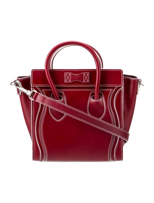 Celine Leather Luggage Nano