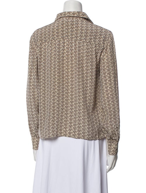 Celine Vintage 1980's Button-Up Top