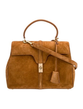 Celine Suede 16 Bag Medium 2024