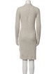 Celine Turtleneck Knee-Length Dress