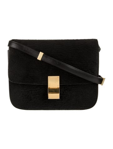 Celine Shoulder Bags Ponyhair Classic Medium