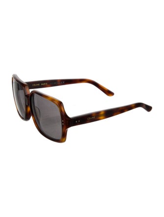 Celine Square Tinted Sunglasses