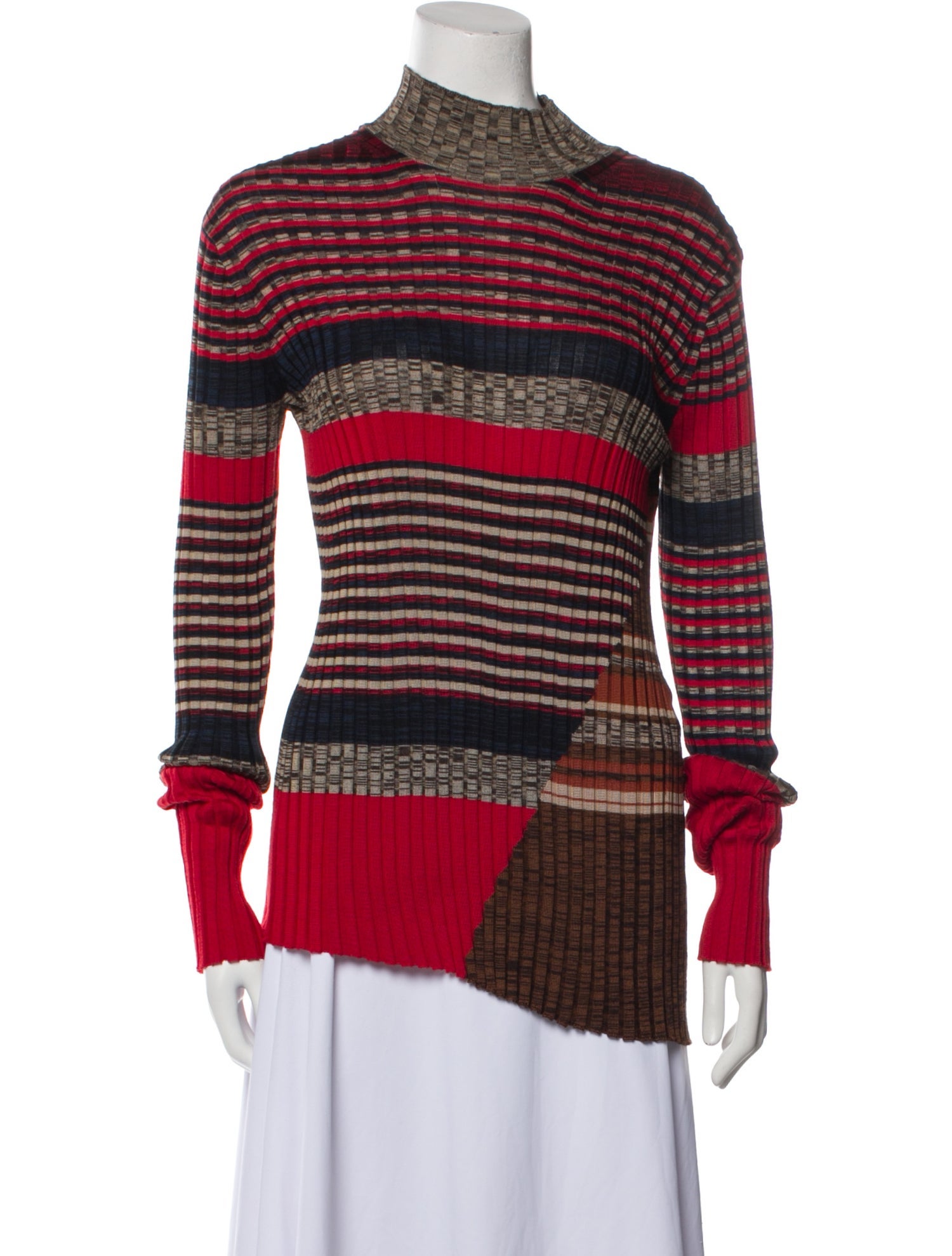 Celine Silk Striped Top