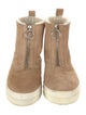 Celine Suede Lace-Up Boots