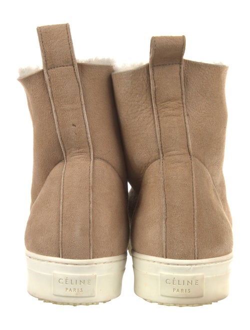 Celine Suede Lace-Up Boots
