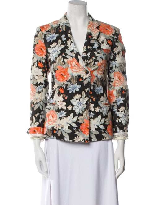 Celine Floral Print Blazer