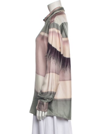 Celine 2018 Silk Button-Up Top