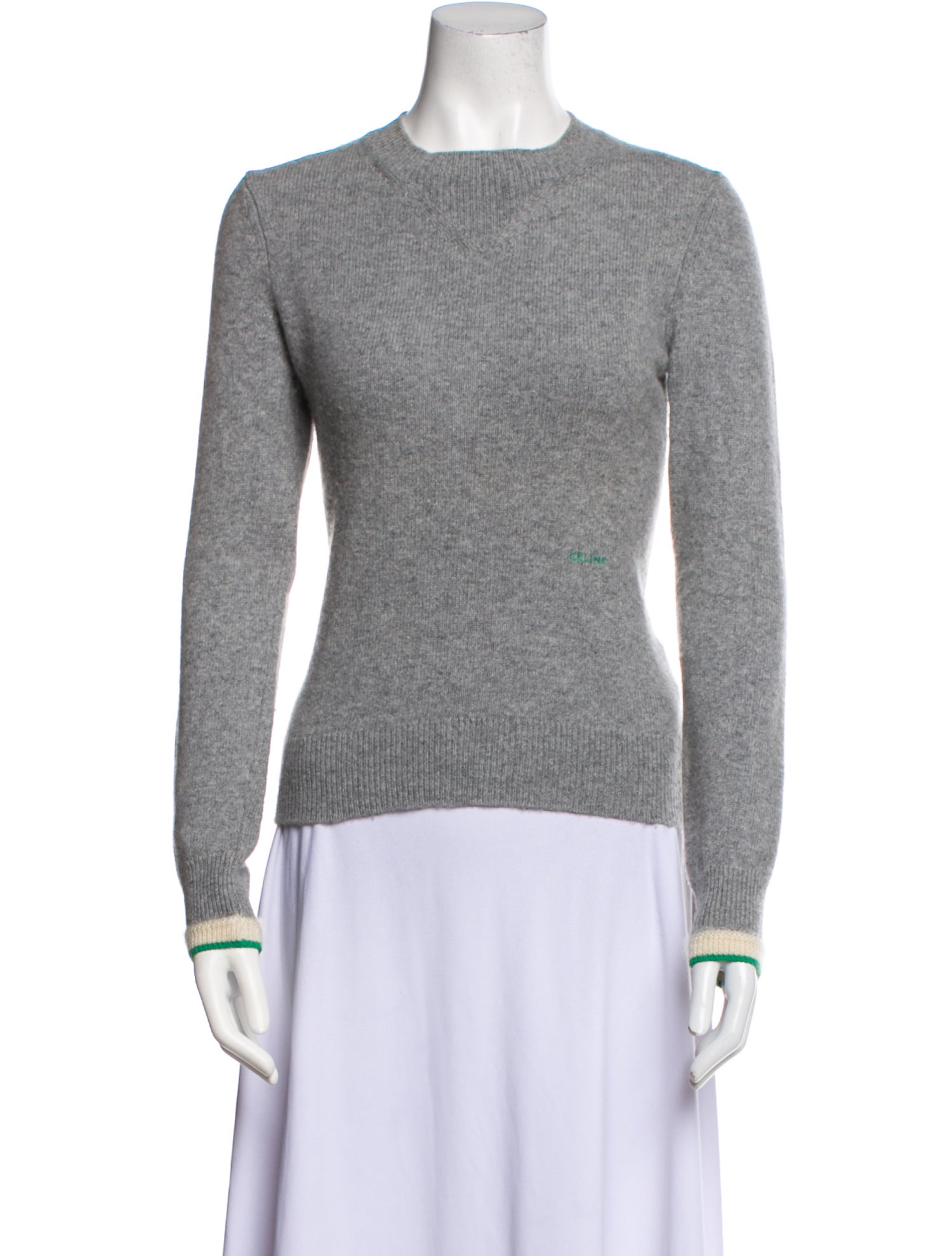 Celine Wool Crew Neck Sweater