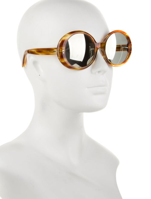 Celine Round Mirrored Sunglasses