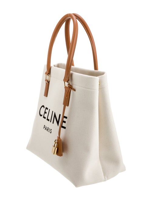 Celine Canvas Horizontal Cabas Tote Bag