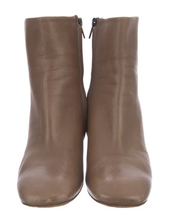 Celine Leather Colorblock Pattern Chelsea Boots