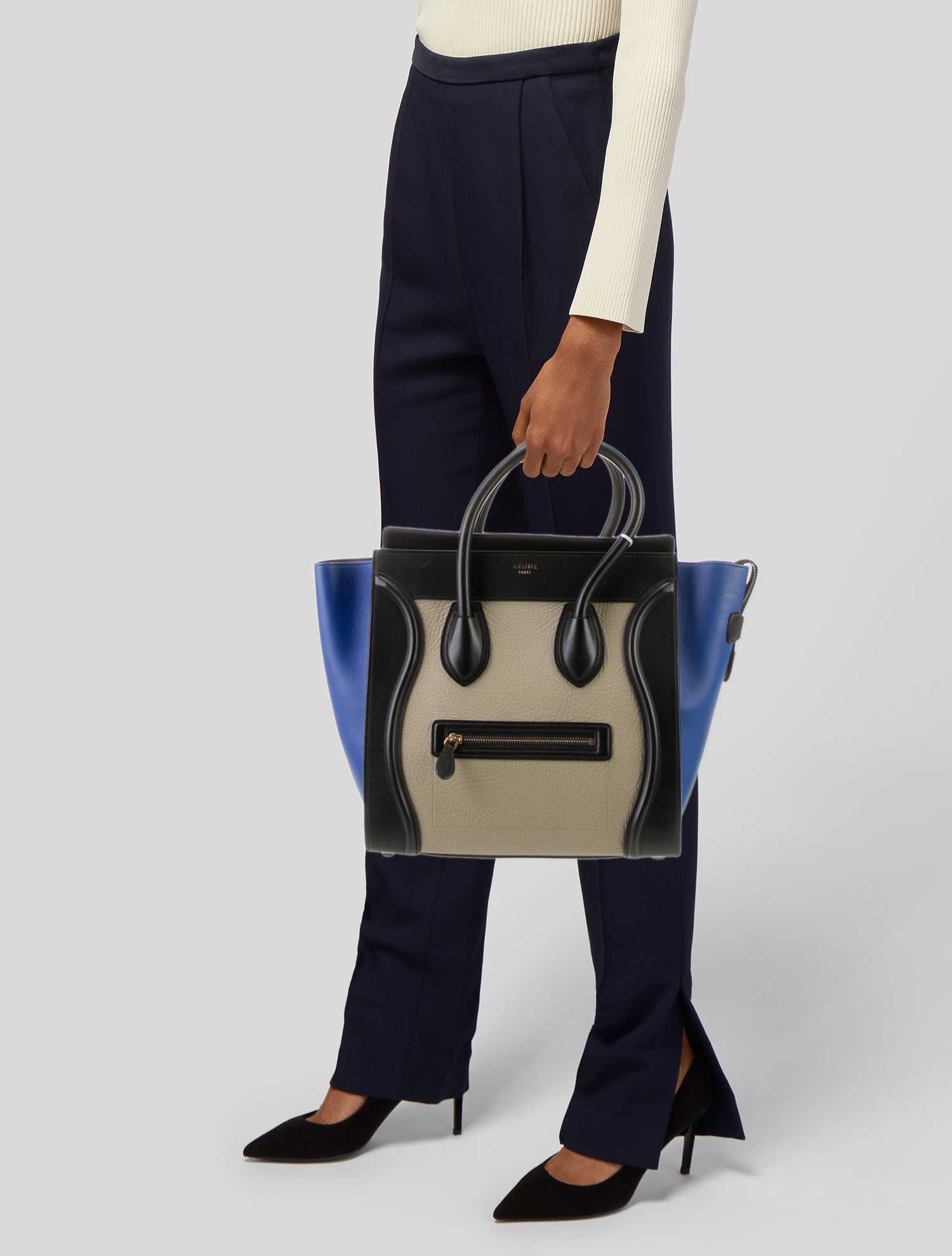 Celine Leather Luggage Mini