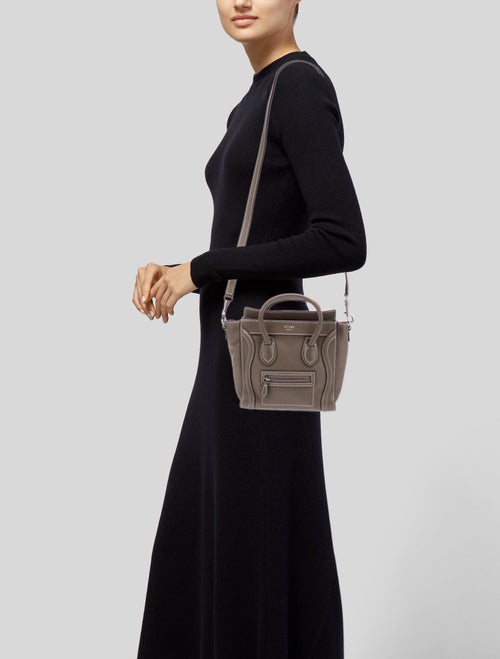 Celine Calfskin Luggage Nano