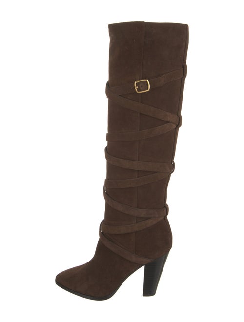 Celine Suede Slouch Boots