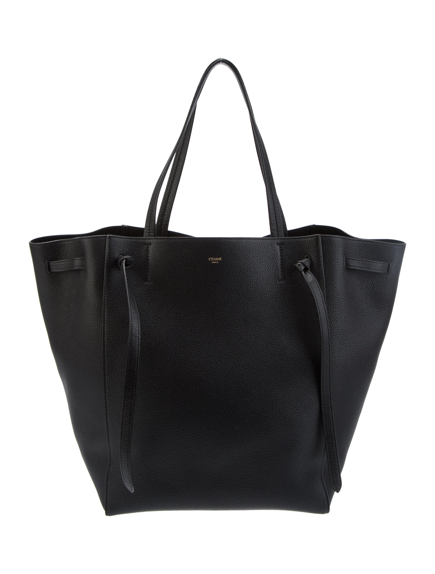 Celine Leather Cabas Phantom Large - Black Totes, Handbags - CEL327885 ...