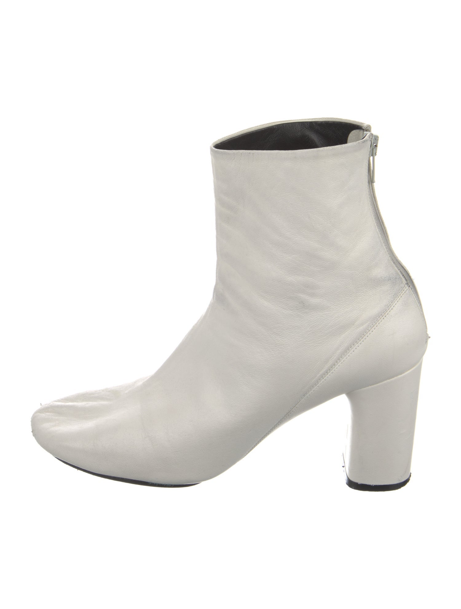 Eytys Leather Colorblock Pattern Sock Boots - Blue Boots
