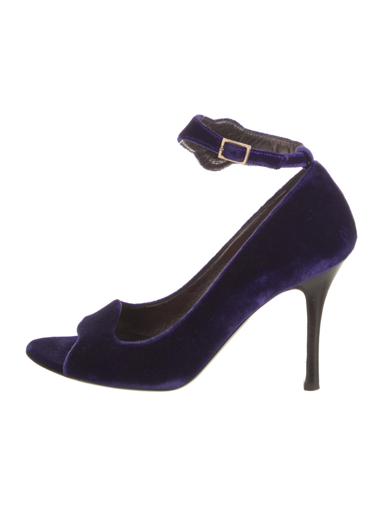 Celine Velvet Sandals