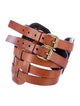 Celine Skinny Leather Waist Belt