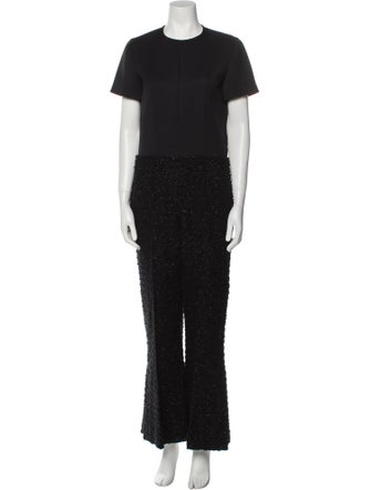 Celine Wool Crew Neck Jumpsuit
