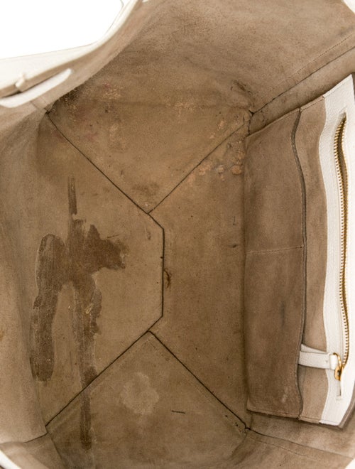 Celine Leather Cabas Phantom w/Belt Small