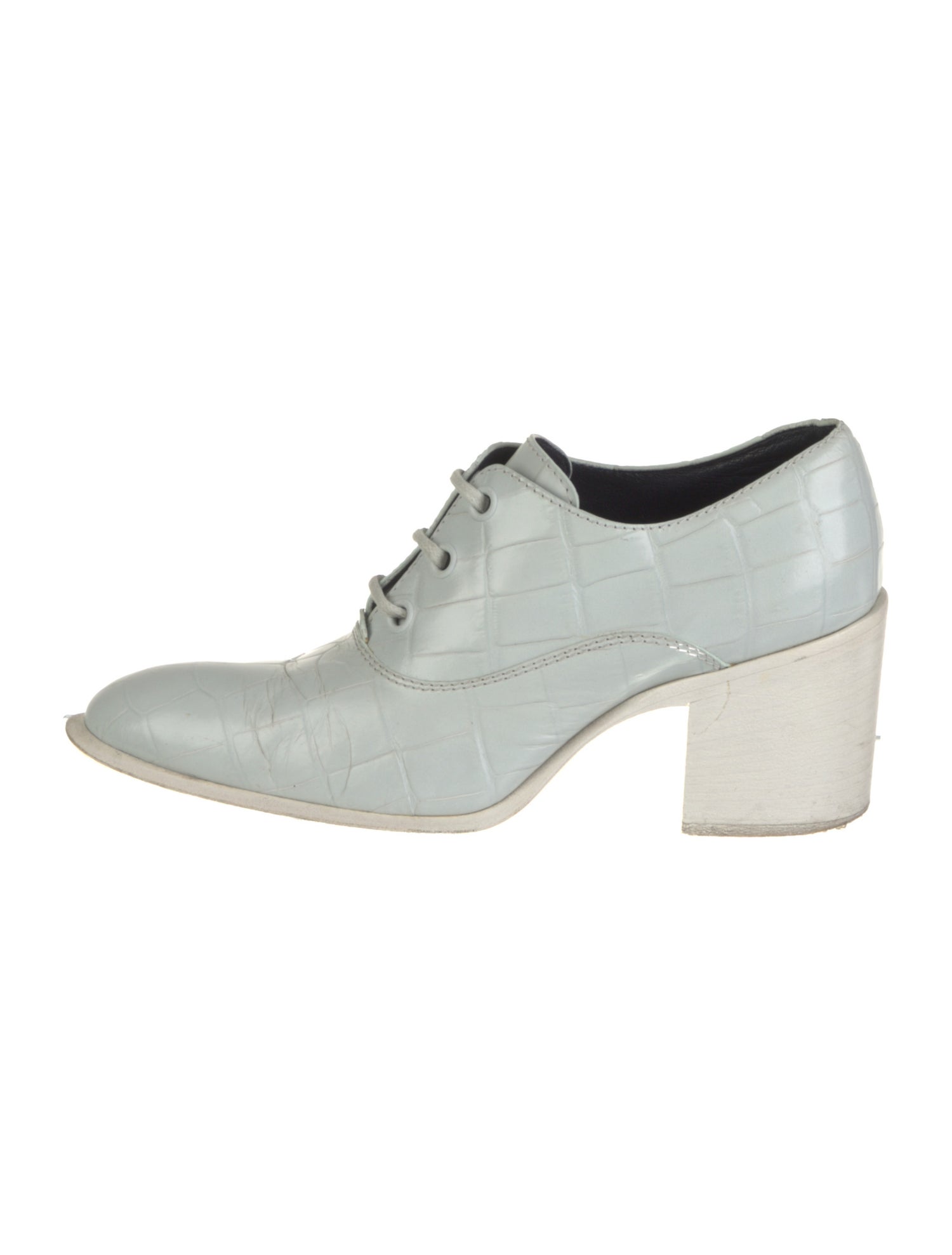 Celine Embossed Leather Pumps