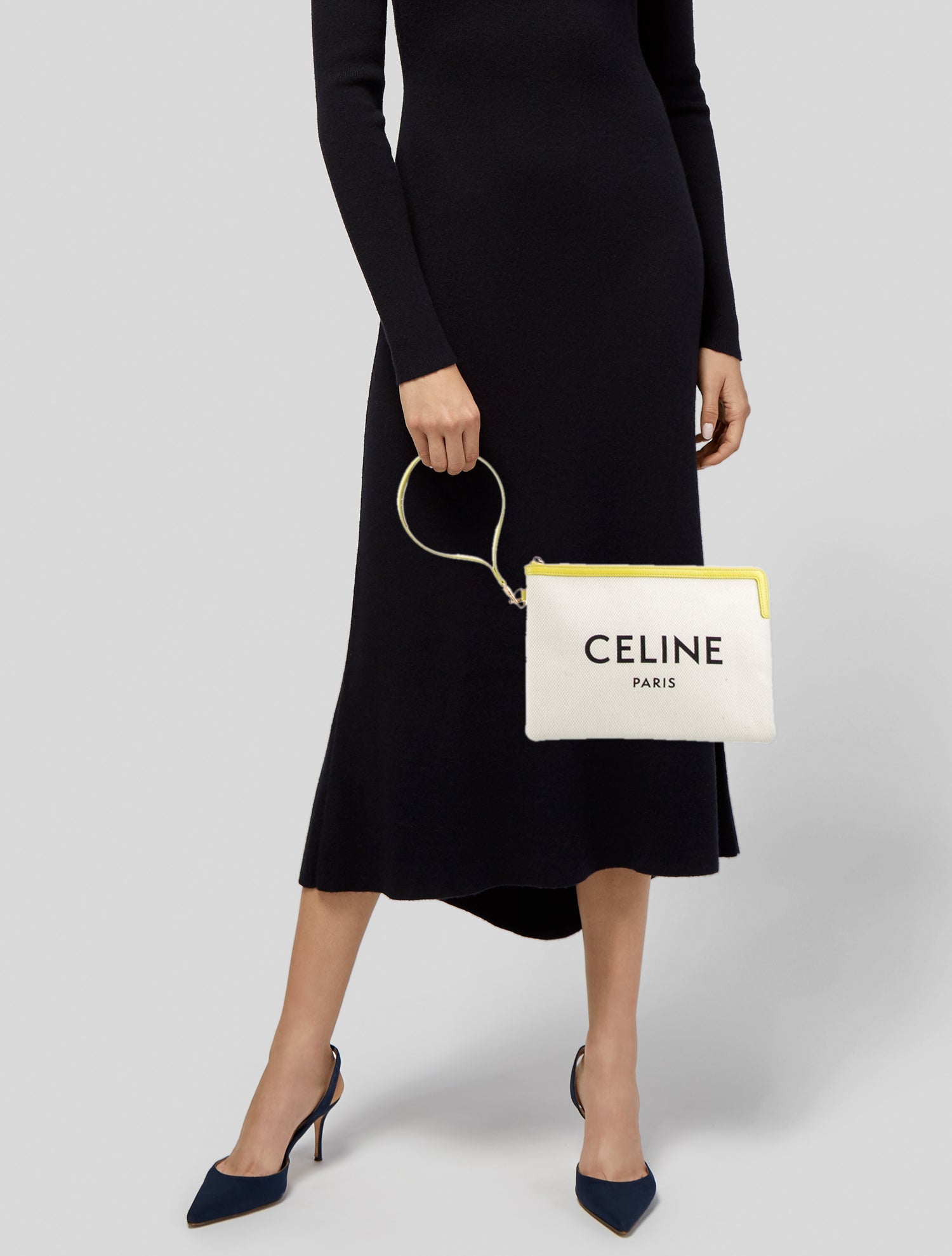 Celine Canvas Logo Pouch 2022