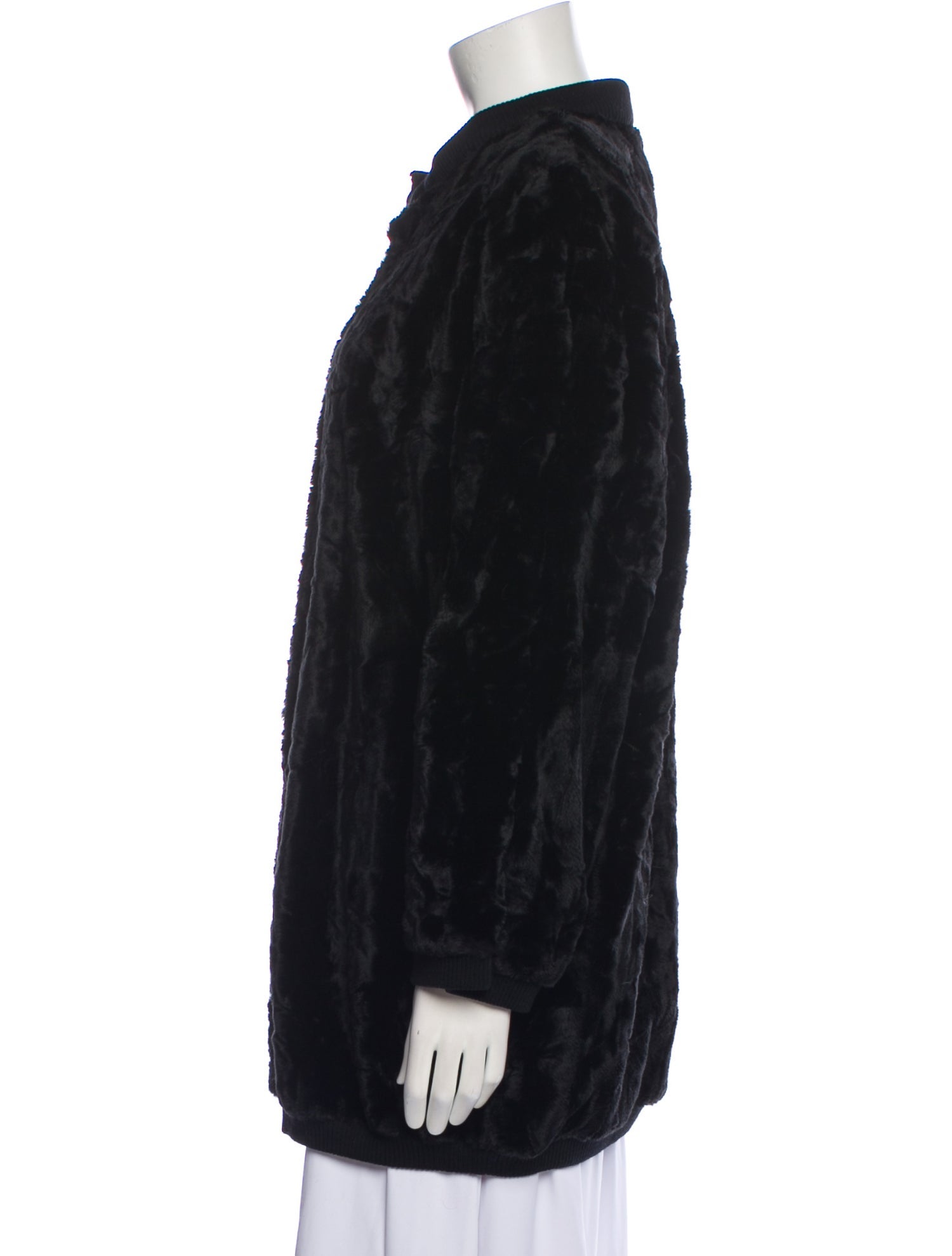 Celine Vintage 1980's Faux Fur Jacket