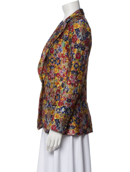 Celine 2000's Floral Blazer