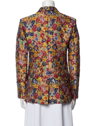 Celine 2000's Floral Blazer