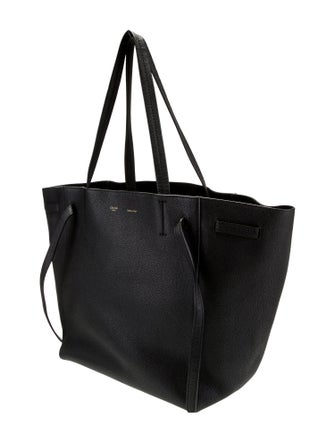 Celine Leather Cabas Phantom w/Belt Small