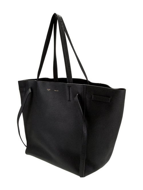 Celine Leather Cabas Phantom w/Belt Small