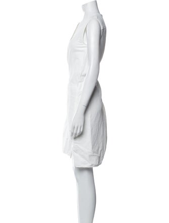 Celine Linen Knee-Length Dress