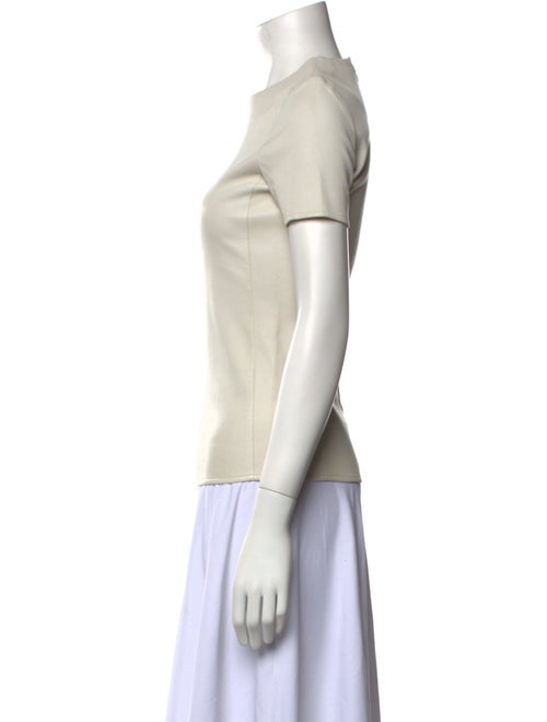 Celine Lambskin Crew Neck T-Shirt