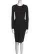 Celine Crew Neck Knee-Length Dress
