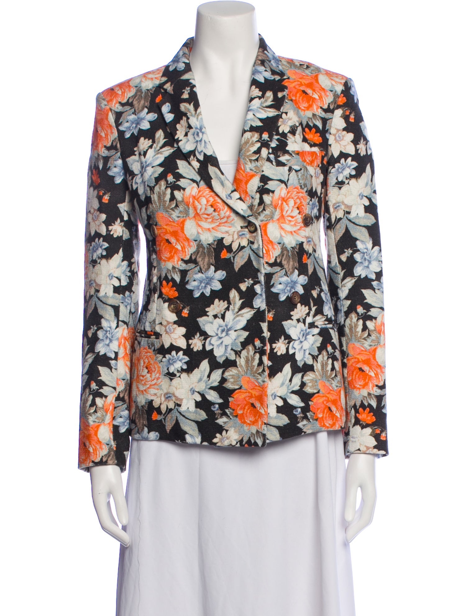 Celine 2012 Floral Print Blazer