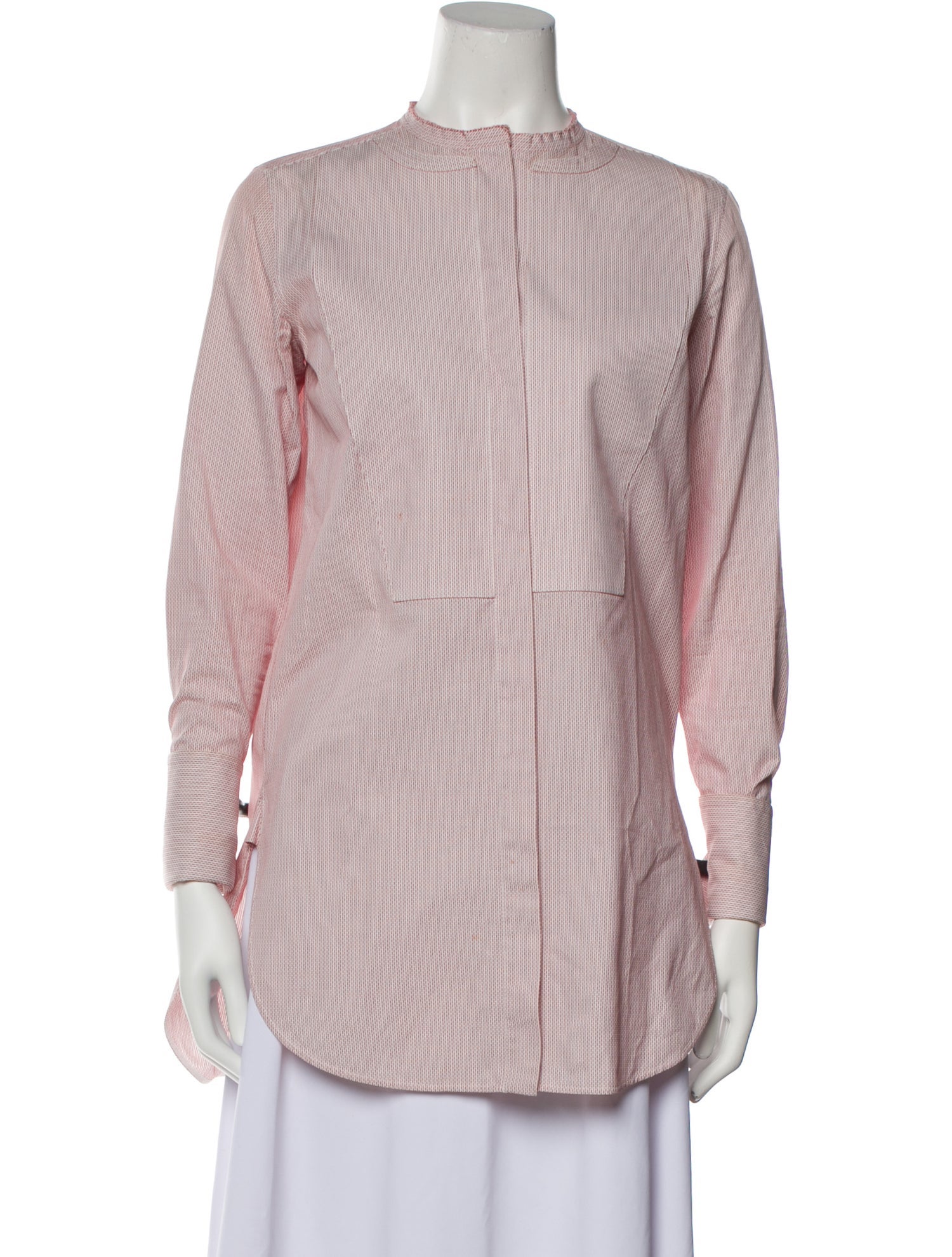 Celine Mock Neck Long Sleeve Tunic