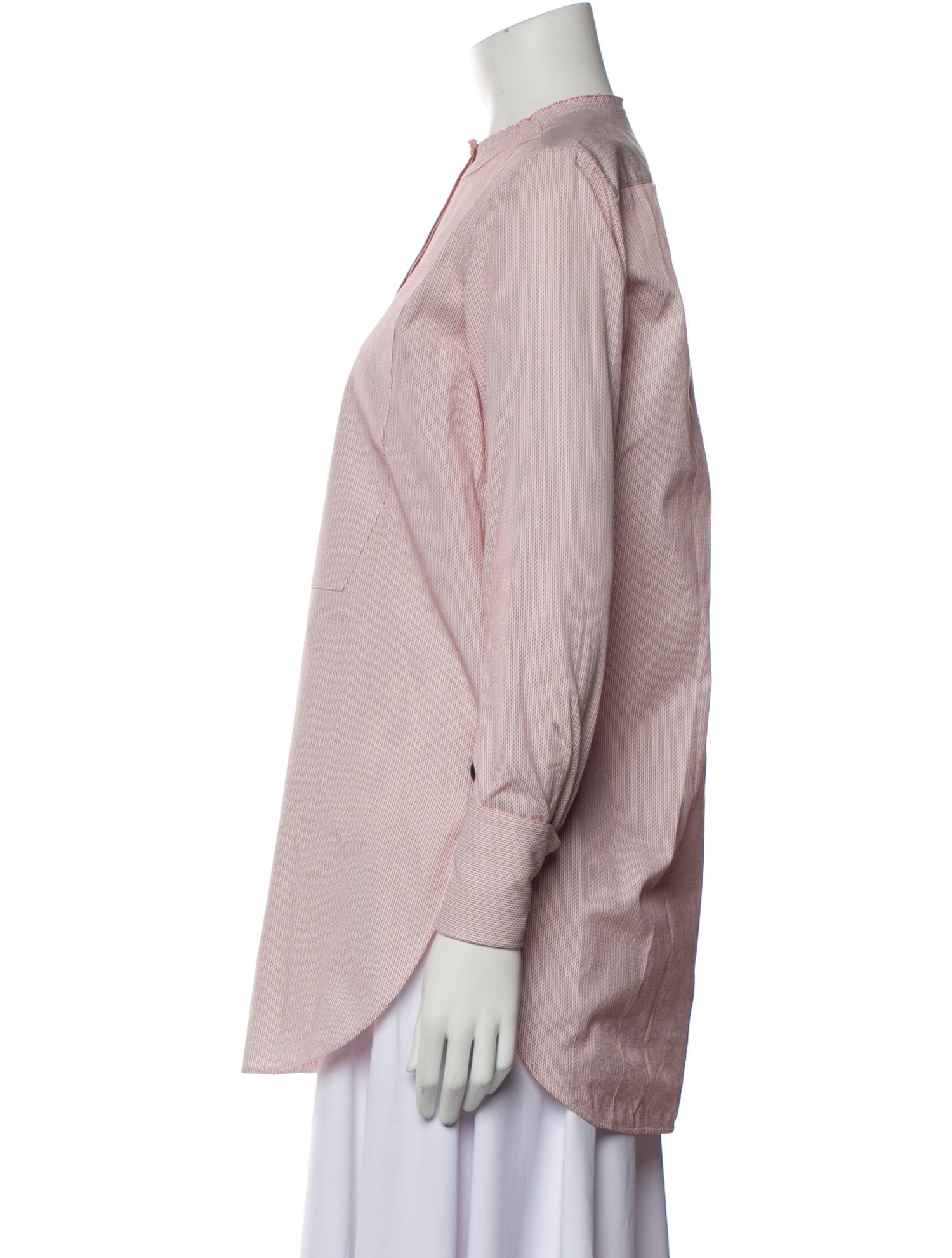 Celine Mock Neck Long Sleeve Tunic