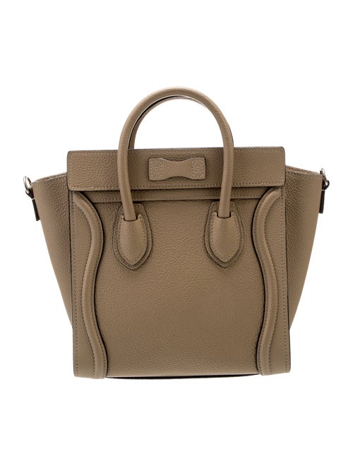 Celine Leather Luggage Nano