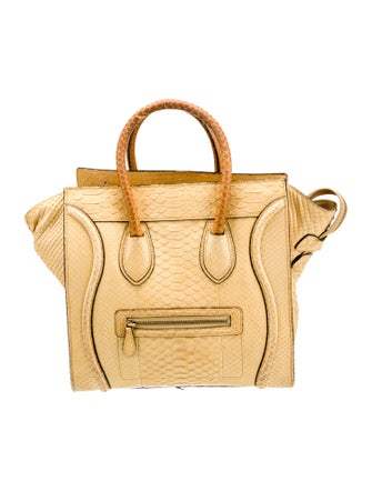 Celine Python Luggage Mini
