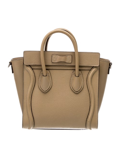 Celine Leather Luggage Nano