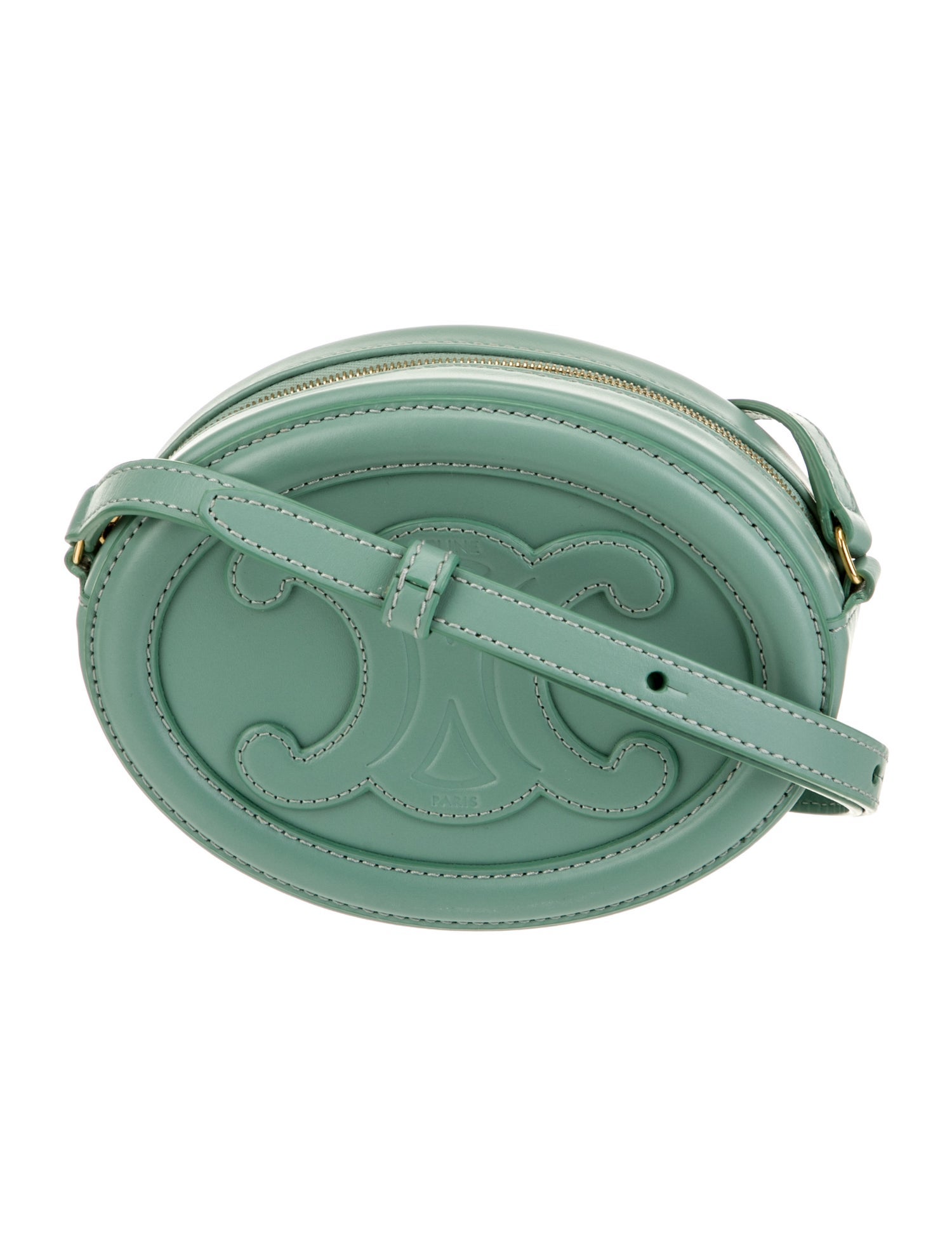 Celine Cuir Triomphe Oval 2022