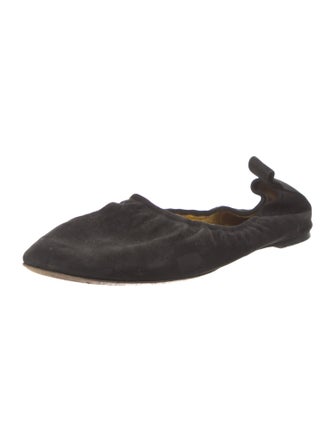 Celine Suede Ballet Flats