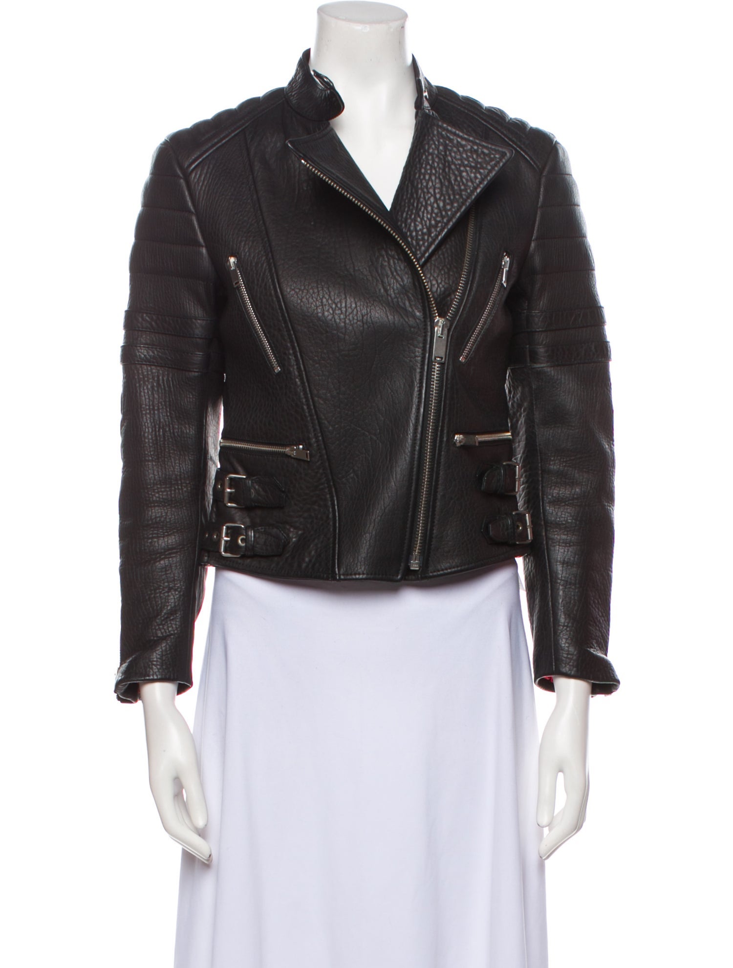 Celine Leather Biker Jacket