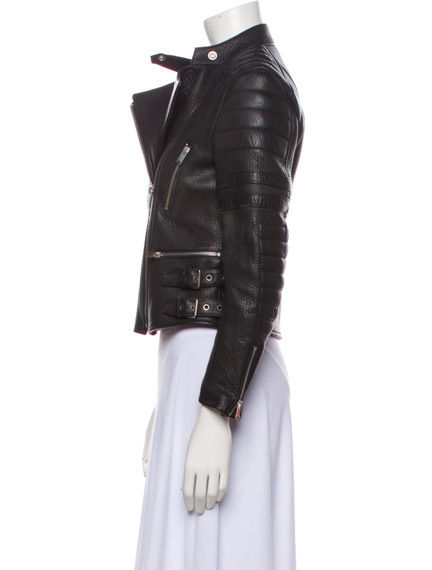 Celine Leather Biker Jacket
