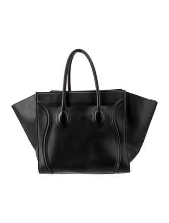 Celine Leather Luggage Phantom Medium