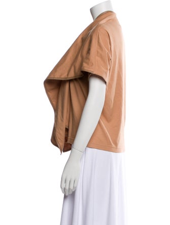 Celine Cowl Neck Short Sleeve Blouse