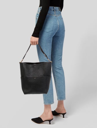 Celine Leather Seau Sangle Medium