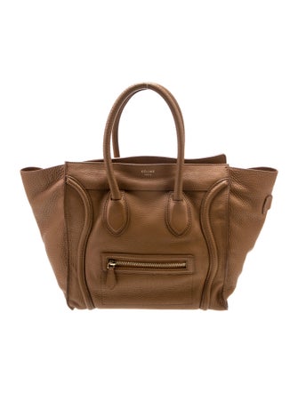 Celine Leather Luggage Mini