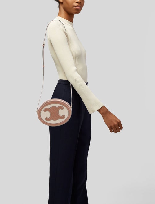 Celine Leather Triomphe Oval 2022